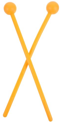 Gatuida 2 Pièces Baguettes De Tambour De Langue En Abs Doré Pour Xylophone Et Carillon Surface Polie Antidérapante Maillets Robustes Pour Percussions Idéal Pour Enfants Et Débutants