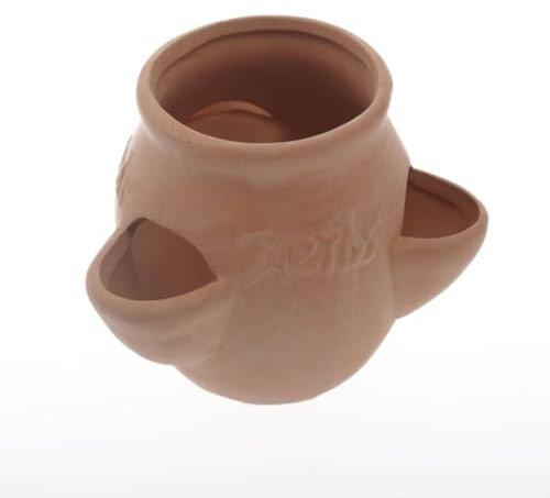 Deko AS GmbH Vaso per erbe aromatiche, terracotta, ca. 11 x 15 cm, 1 set da 2 pezzi, 24466