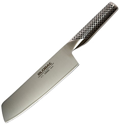GLOBAL G-5 Acero inoxidable G5 Hortalizas Chopper, 18 cm de longitud, Plata