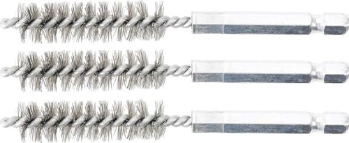 BGS 3078-12-S | Stahlbürste | 3-tlg. | 12 mm | Antrieb Außensechskant 6,3 mm (1/4) | Loch-Drahtbürsten | für BGS 3078