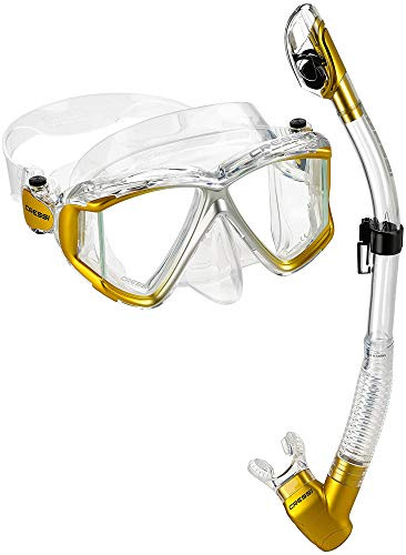 Cressi Liberty Quatrro & Epsilon Dry - Schnorchel Combo Set, Einheitsgröße