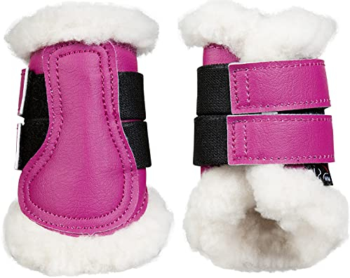 HKM Comfort Gamaschen & Hufglocken B3101 Cranberry Mini Shetty