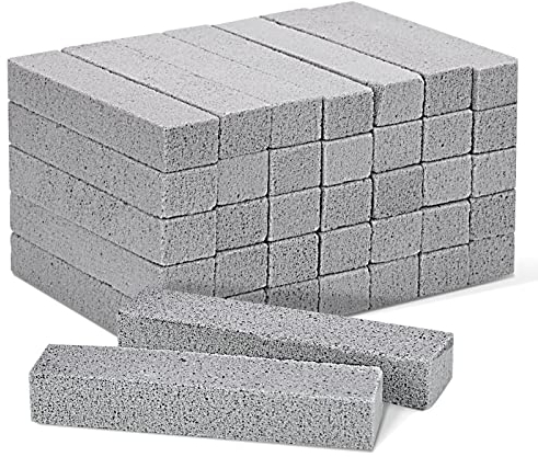 HongWay 36 Pack Pumice Stones for Toilet Cleaning Bowl Stick,Pumice Scouring Pad Pumice Stick Cleaner for Cleaning Toilet, Bathtubs, Kitchen Sink, Grill, Household (5.9 x 1.4 x 0.9 Inches)
