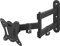 ONKRON Bras TV Mural Articulé pour 10 - 32 TV, Accroche TV Mural Universel Poids de 25 kg - Fixation Murale TV VESA 75x75 & VESA 100x100/Support Television Mural Pivotant Inclinable NP15-B Noir