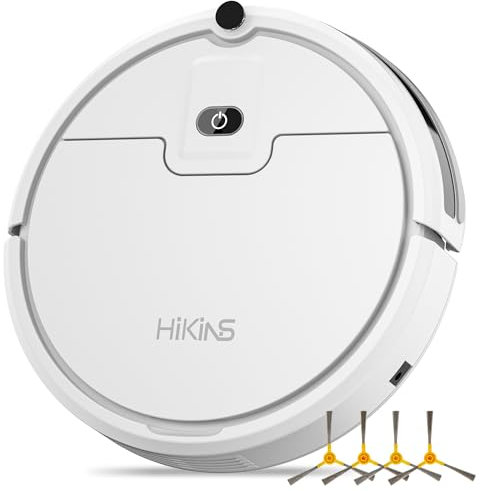 Robot Vacuum Cleaner, 2900Pa Powerful Suction Robot Vacuum for Pet Hair, 150 Min Runtime, Self-Charging Robotic Vacuums, Remote Control, Perfect for Hard Floors & Low Carpets