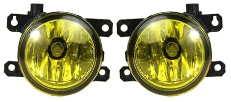 GLBLPEXELR Faros antiniebla ultrabrillantes Para Citroen Para Ford Para Suzuki Para Isuzu Para Mitsubishi 2 Luces Antiniebla Amarillas Para Espejo Retrovisor