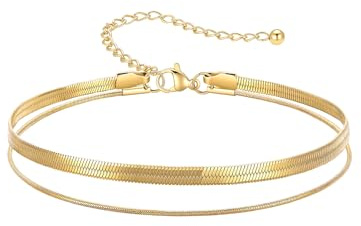 FOCALOOK Ankle Bracelets for Women, Silver/Gold/Black Plated Layered Anklet, Stainless Steel Adjustable Foot Chain 22cm+5cm, Waterproof Boho Jewellery for Summer Vocation Beach(Comes with Gift Box)