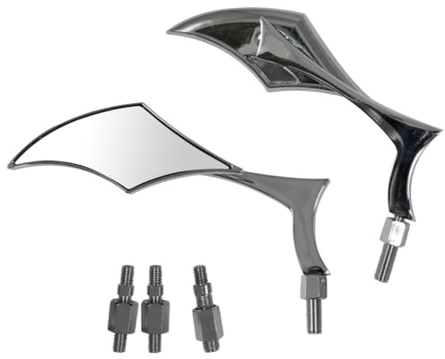 A-Pro 5180000073893 Backspegel Stil Motorcykel krom Motorcykelstyre