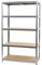 Mendler Schwerlastregal HWC-E33, Kellerregal Steckregal Lagerregal, 875kg Stahl 5 Böden - verzinkt 200x120x60cm