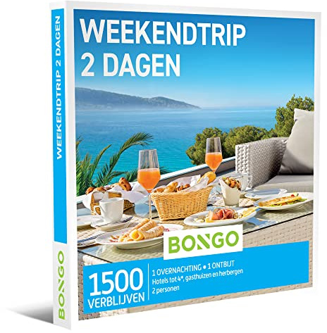 Bongo 2 Dagen Weekendtrip Cadeaubonnen Unisex-Adult, Veelkleurig, Eén maat