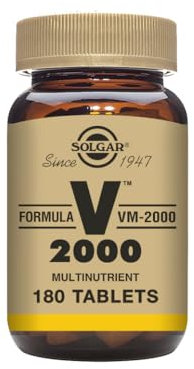 Solgar | Formula VM-2000 | Suplemento Alimenticio que Ayuda al Bienestar y a la Inmunidad | Con 32 Vitaminas | Para Hombre y Mujer | 180 Cápsulas