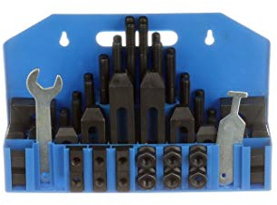 HHIP 3900-0001 58 Piece Clamping Kit (5/8 Inch T-Slot) Stud Size 1/2-13