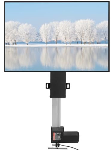 VEVOR 70cm Support TV électrique Lift Support Hub Téléviseur Automatique Plasma/LCD Utilisation Domestique Motorisée Télévision