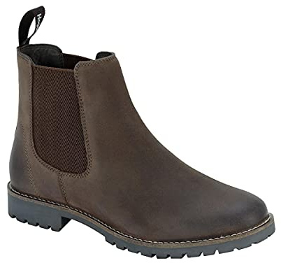 Hoggs of Fife - Ladies Jodhpur Dealer Boot/Chelsea Boot Brown EU 40/6.5 UK