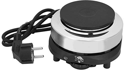 Piano cottura elettrico, 500w 220v fornello elettrico portatile da appoggio per cucina da tè e caffè Bruciatore a piastra riscaldante singola (spina UE)