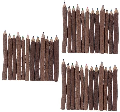 CAXUSD 24stücke Baumrinde Buntstifte Farbige Künstler-bleistifte Für Kreative Zeichnungen Und Skizzen Für Kreative Projekte