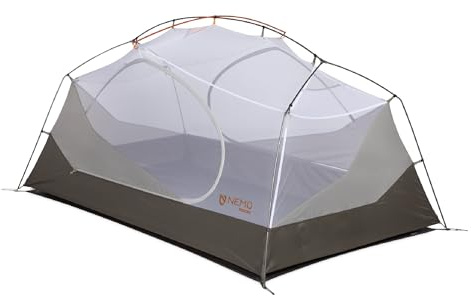 NEMO Equipment Aurora Backpacking Tent & Footprint - Fog/Smokey Olive - 2-Person