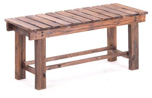 Bancs d'extérieur Banc de Jardin, Banc en Bois d'intérieur, Banc de Porche, bancs de Parc pour l'extérieur, Banc de Sauna en Bois, Banc pour Table à Manger, pour Patio, Parc, arrière-Cour, p