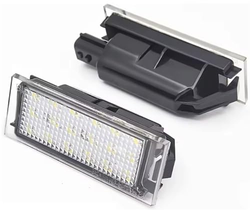 TitanAuto Lot de 2 Ampoules LED pour Plaque d'immatriculation sans Erreur Can (6000K, étanche) - Compatible for Renault Clio, Laguna II, Mégane III, Twingo, Master, Vel Satis, Wind, Trafic, Twizy