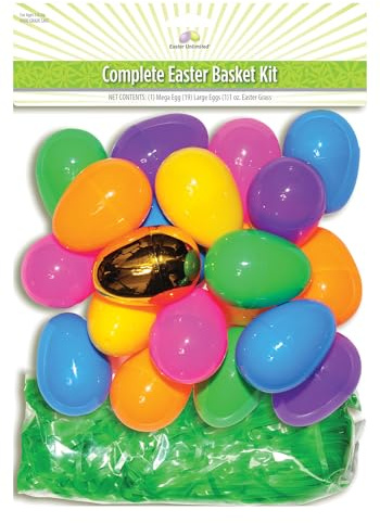 Fun World Complete Easter Eggs and Grass Decorative Kit