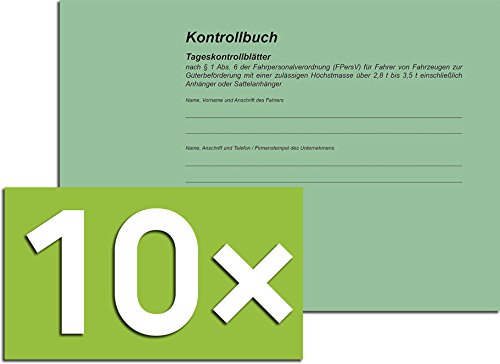 RNK Verlag Kontrollbuch fr das Fahrpersonal - A5 quer, 32, Heft