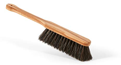 Perfetto Eco, Midnight 0002C, Spazzola Ecologica in Crine e Manico in Legno, Naturale, 34 cm