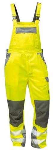 Elysee Warnschutz Latzhose Colmar Größe, 1 Stück, 60, gelb/grau, 22738-60