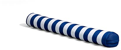 Big Joe Noodle No Inflation Needed Pool Float, Americana Nautical Stripe Double Sided Mesh, Quick Draining Fabric, Jumbo 4 feet