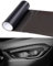 KGDUYC 1 rouleau de film pour phares, film teinté pour feux arrières de voiture, film de protection noir clair,découpable, autocollant phares,film vinyle teinté, phares antibrouillard (noir clair)