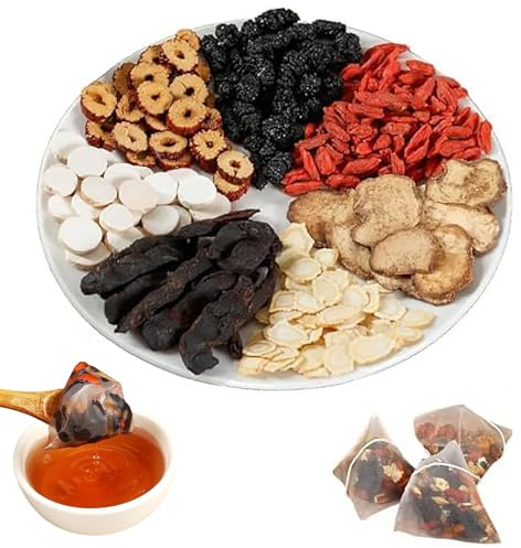 Kidney Tea Formula Ginseng Six Treasure, Ginseng Tea Organic Natural Herbs (25 pcs)