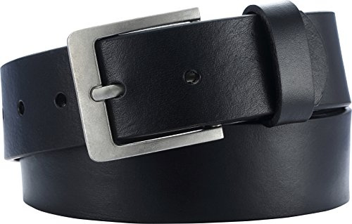 Playshoes Unisex Leder-gürtel Leder-Gürtel 30 Mm Breite, Schwarz Classic 30mm Breite, 65