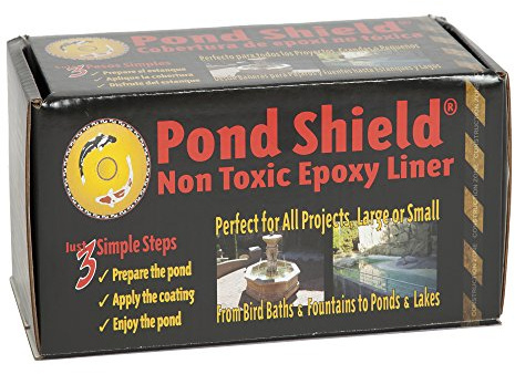 Pond Armor SKU-Clear-QT-R Non-Toxic Pond Shield Epoxy Paint, 1.5-Quart, Clear