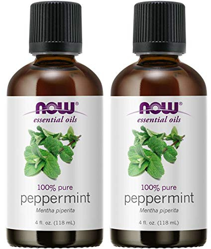 NOW Foods Peppermint Oil, 4 Fluid Ounce (2 Pack)