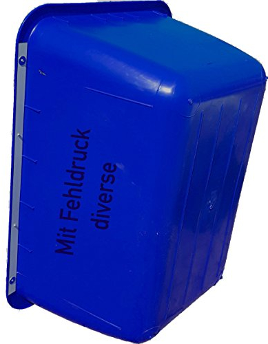 UvV®-FMK 2te Wahl Mörtelwannen ohne Kranösen (mit verzinkter Stahl Randverstärkung) mit Fehlfarben, Farbabweichungen 200 Liter (Blau)