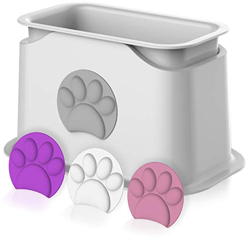 iPrimio Universal Cat Litter Scooper Holder - Durable with Heavy Scoopers Holding Stability - Kitty Litter Box Scooper Accessory - Works with Plastic & Metal Cat Scoop Holder - 4 Color Options