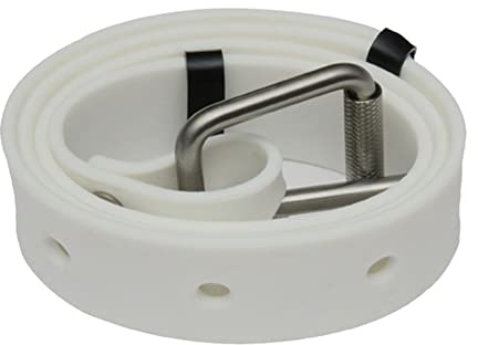 Hopbucan Weight Belt Waist Weight Quick Release Buckle for Scuba Freediving Fishing White