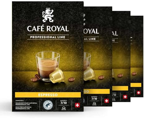 Café en capsule Espresso pour machine Café Royal Pro uniquement | 4 x 48