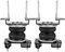 VEVOR Kit di Sospensione Airbag, Kit di Sospensioni Pneumatiche Compatibile con Chevrolet Silverado 1500 e GMC Sierra 1500 4WD RWD 2019-2023, Carico 2267,96 kg, da 5 a 100 PSI Sospensioni Pneumatiche