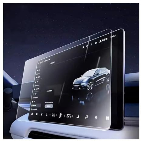 Protector de Pantalla de Vidrio Templado para Sistemas de navegación de automóviles, ZEEKR X 2023-2024, lámina para salpicadero (GPS).