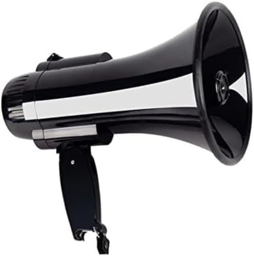 Megafon Utomhusbruk Handhållen Megafon Med Siren Högtalare Megafoner Svart Färg Bullhorn Klar Röst För Stadion