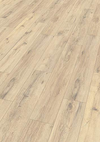 EGGER Parkett Eiche Home Laminatboden EHL039 (8mm, 1,995m²) | authentische Holzoptik | | Einfache Verlegung durch CLIC It System | Praktisch & wertbeständig