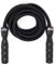 Rx Smart Gear Springseil mit rutschfesten, ergonomischen Griffen – beschwertes Polypropylen-Seil für Fitness und Bewegung, Cardio-Workout, Speed-Springseil für Damen und Herren, WOD (schwarz, groß)
