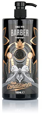 BARBER MARMARA Acondicionador de pelo para hombre, 1150 ml, acondicionador de gabinete, para hombre, para peluquería, reduce la caída del cabello, tratamiento para el cabello Barber Shop