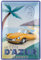 Nostalgic-Art Retro Blechschild, 20 x 30 cm, DS – La Cote D'Azur DS19 – Geschenk-Idee für Citroen-Zubehör Fans, Original Lizenzprodukt (OLP), aus Metall, Vintage Design, Blechschilder Sprüche