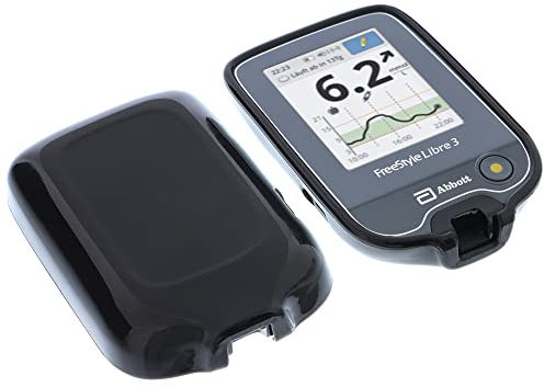 foto-kontor Hülle kompatibel mit Abbott Freestyle Libre 3 Tasche Gummi TPU Schutzhülle schwarz