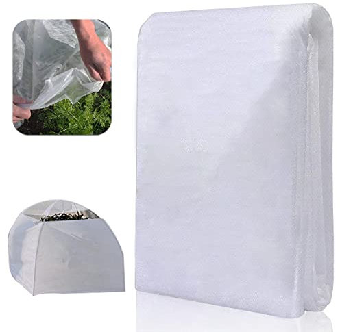 PUERHUACI Gartenvlies Winterschutz,Frostschutz Pflanzen,Vlies Pflanzen Winter,Winterschutz für Pflanzen,2,5x7,5 m Wintervlies für Pflanzen,Pflanzenvlies