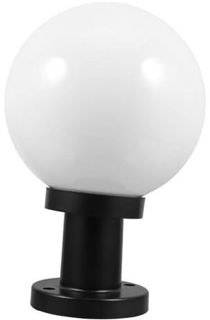 OSALADI Lámpara De Jardín Columna Pantalla De Decorativa Para Exterior Iluminación De Poste De Patio Resistente y Duradera Para Decoración De Jardines y Vallas