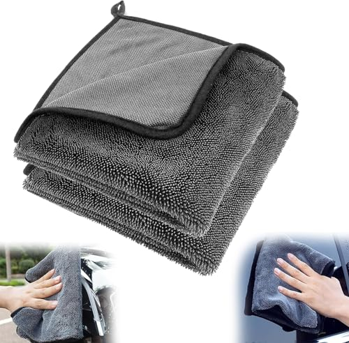 WAYBWZDQ Shiny Bath Serviette de Séchage XXL, 40 * 60 cm Chiffons Microfibre de Nettoyage Domestique Super Absorbant Chiffons de Polissage, pour Cabine de Douche et Salle de Bain