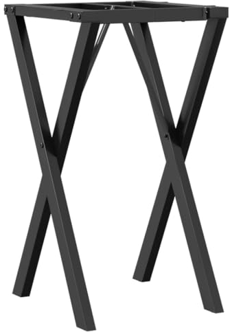 vidaXL Patas de mesa de comedor estructura X acero 40x40x73 cm