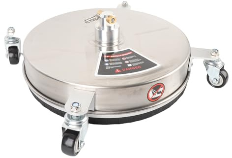 Hyuduo Limpiador de Lavadora a Presión de 15 Pulgadas, Limpiador de Superficies Planas de Acero Inoxidable, Ideal para Patios y Entradas